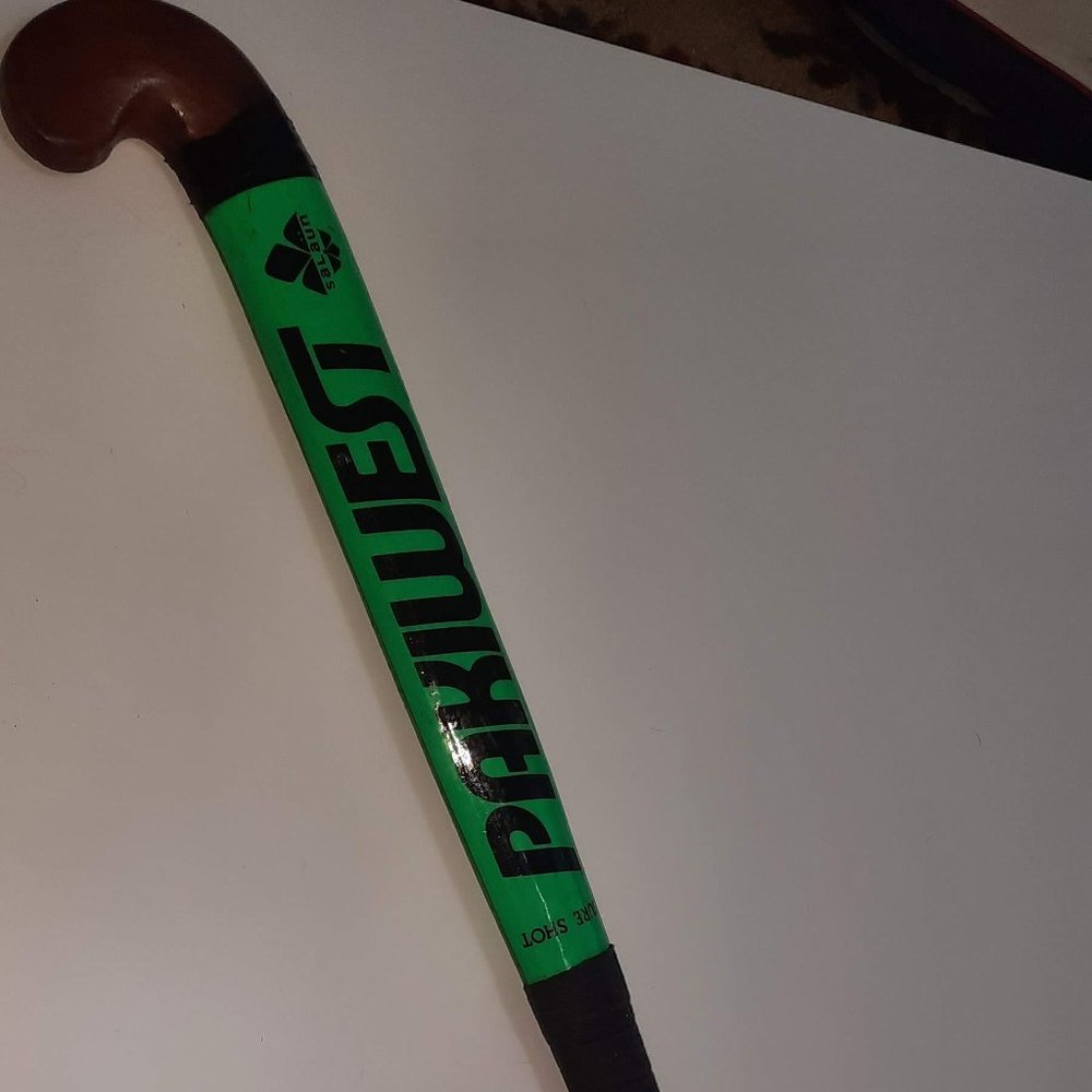 Vintage Salaun Pakiwest Field Hockey Genuine Mulberry Wood Stick Length 35"